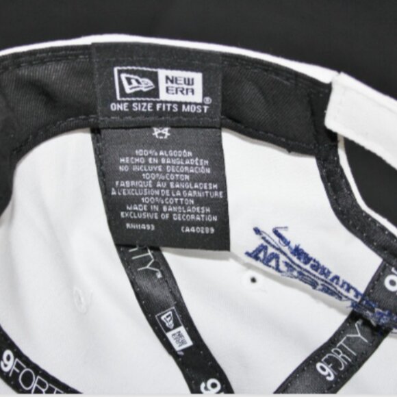 New Big Dog Bourbon New Era White Adjustable Hat - Picture 5 of 6